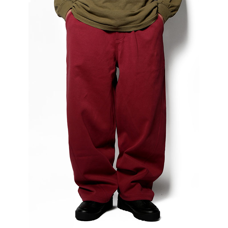 BL L.SWEAT PANTS -BURGUNDY-