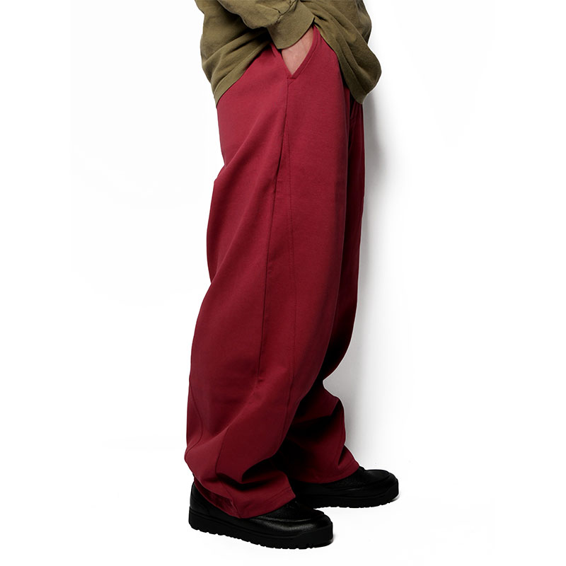 BL L.SWEAT PANTS -BURGUNDY-