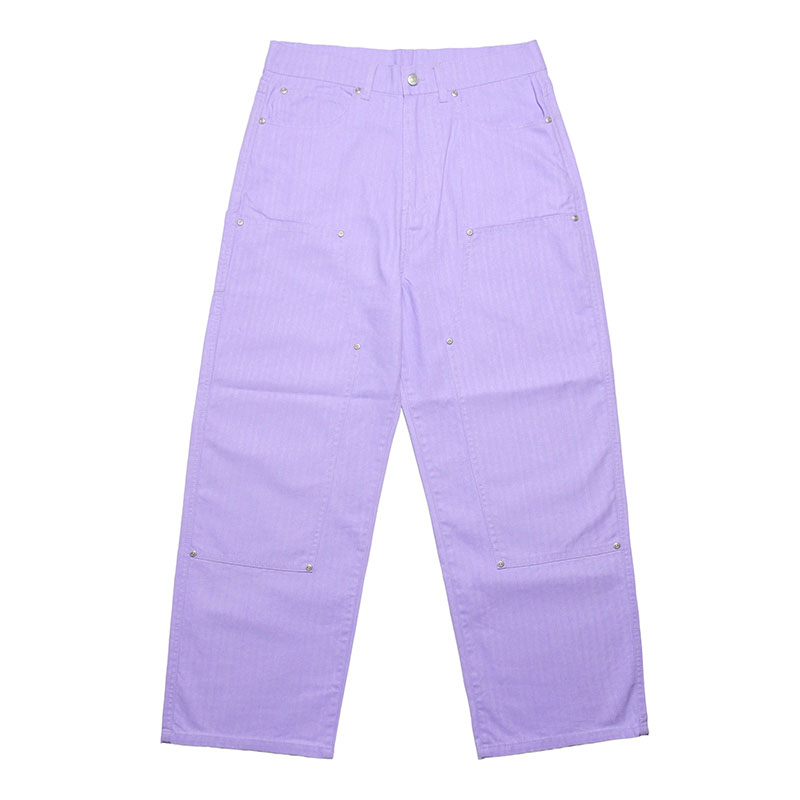 HB DOUBLE KNEE PANTS -LIGHT PURPLE-