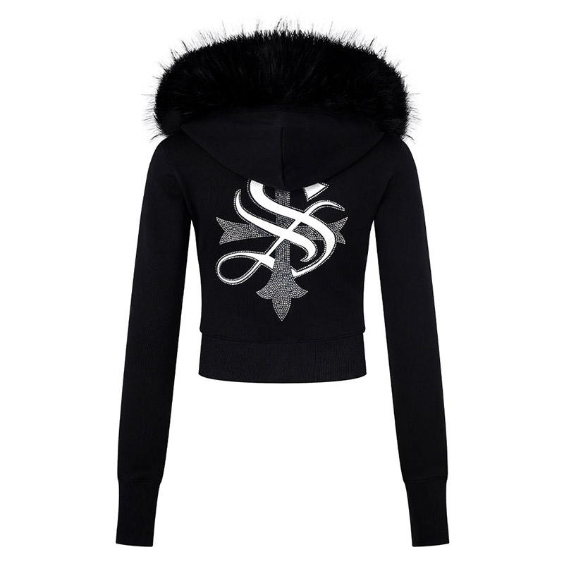 BABY CROSS ZIP HOODIE(CROPPED FIT) -3.COLOR-