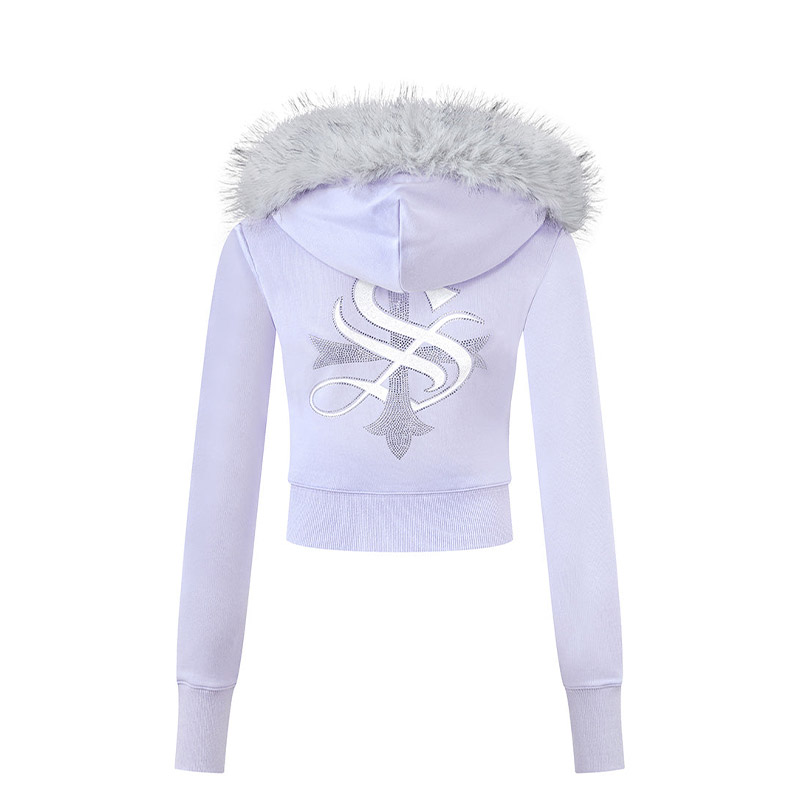 BABY CROSS ZIP HOODIE(CROPPED FIT) -3.COLOR-