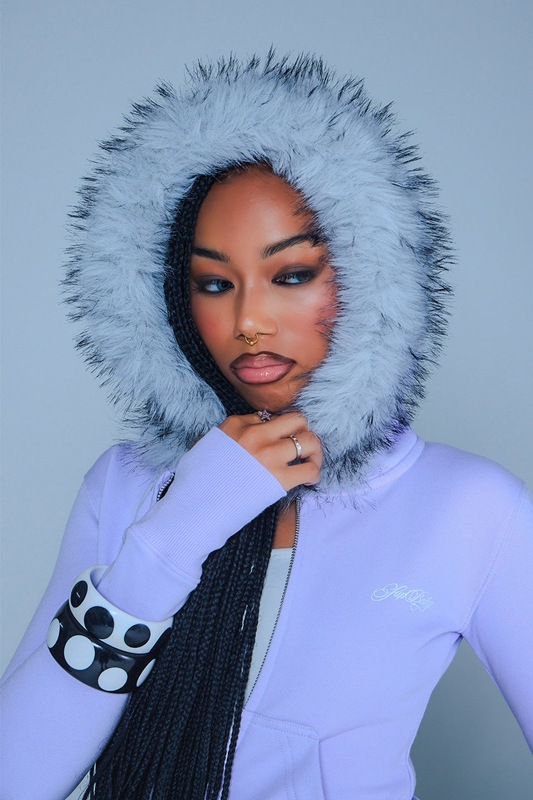 BABY CROSS ZIP HOODIE(CROPPED FIT) -3.COLOR-