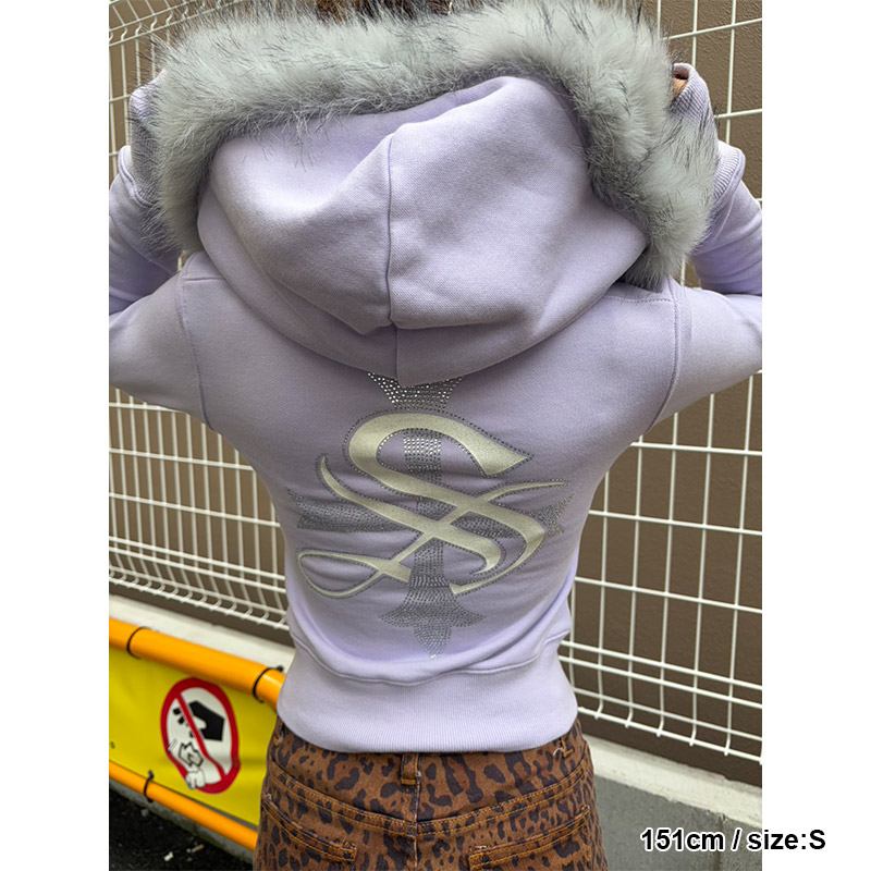 BABY CROSS ZIP HOODIE(CROPPED FIT) -3.COLOR-