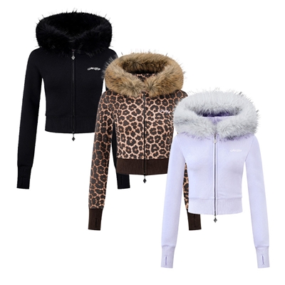 BABY CROSS ZIP HOODIE(CROPPED FIT) -3.COLOR-