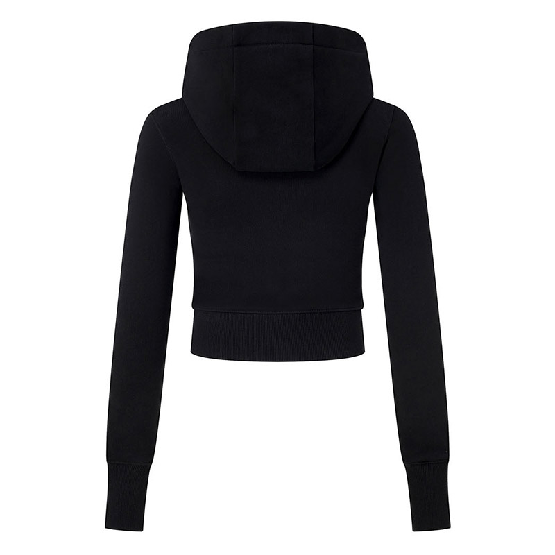 NOT YOUR BABY CROPPED ZIP HOODIE -3.COLOR-