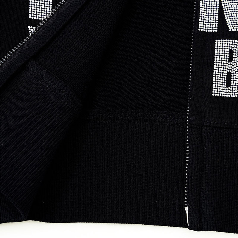 NOT YOUR BABY CROPPED ZIP HOODIE -3.COLOR-