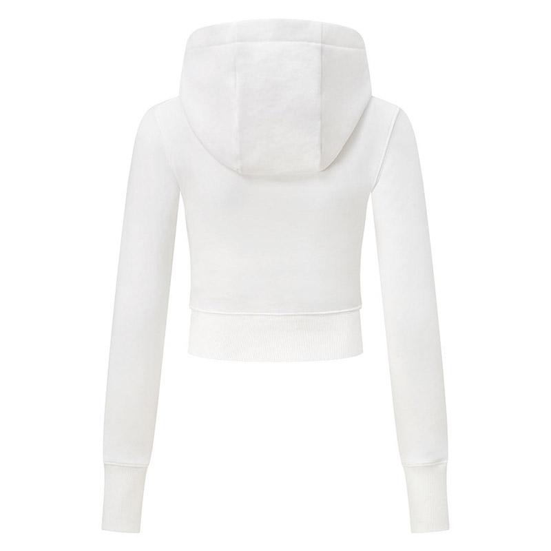 NOT YOUR BABY CROPPED ZIP HOODIE -3.COLOR-