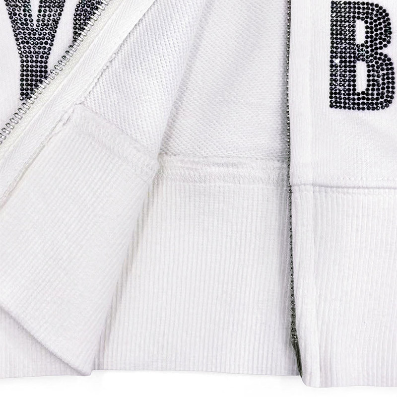 NOT YOUR BABY CROPPED ZIP HOODIE -3.COLOR-