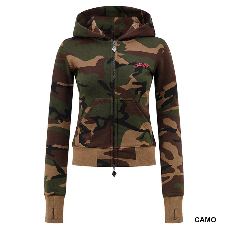 BABY CROSS ZIP HOODIE -2.COLOR-