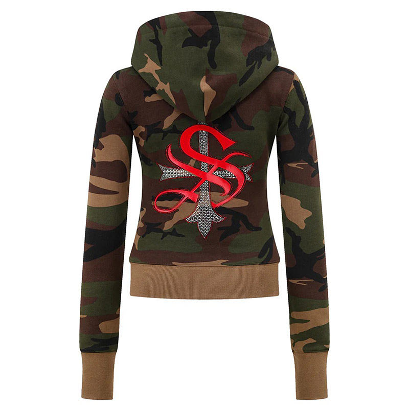 BABY CROSS ZIP HOODIE -2.COLOR-