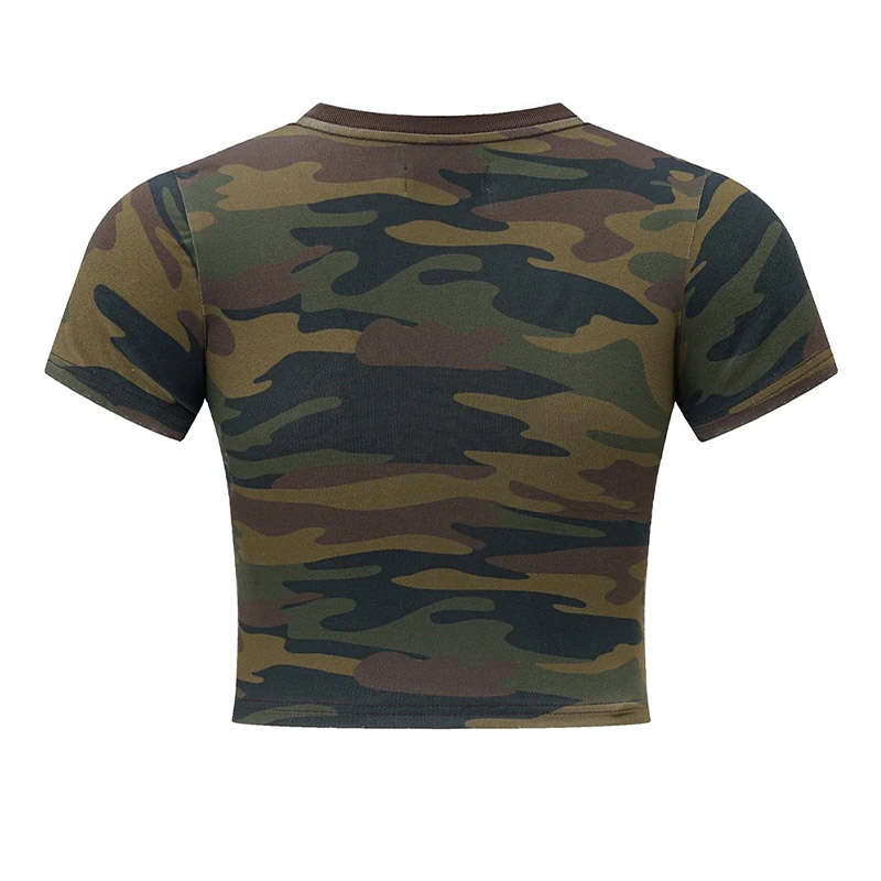 IM NOT YOUR BABY CROPPED TEE -CAMO-
