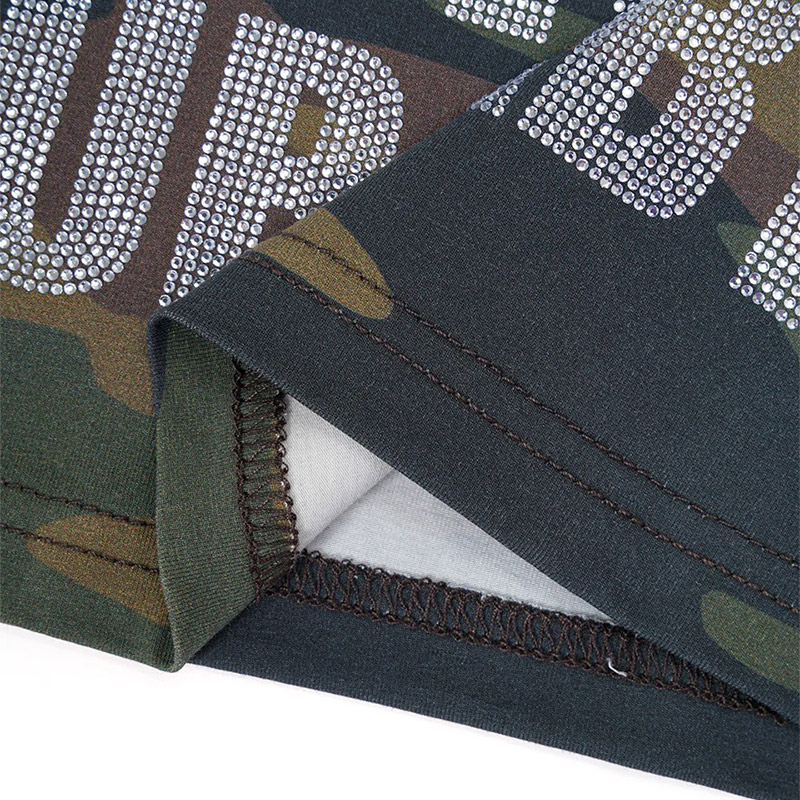 IM NOT YOUR BABY CROPPED TEE -CAMO-