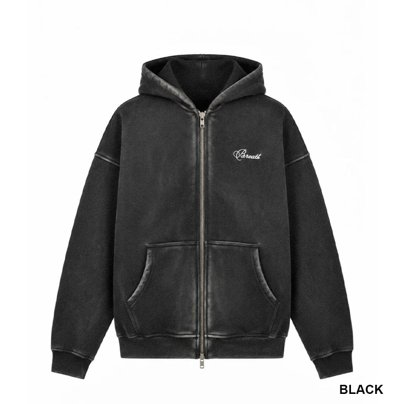 FADE ZIP HOODIE -2.COLOR-