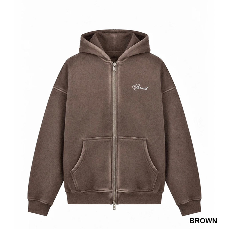 FADE ZIP HOODIE -2.COLOR-
