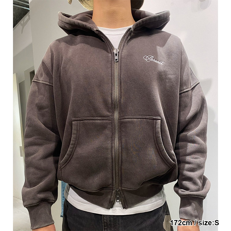 FADE ZIP HOODIE -2.COLOR-