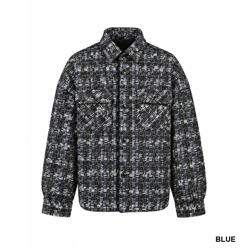 TWEED SHIRT JACKET -2.COLOR-