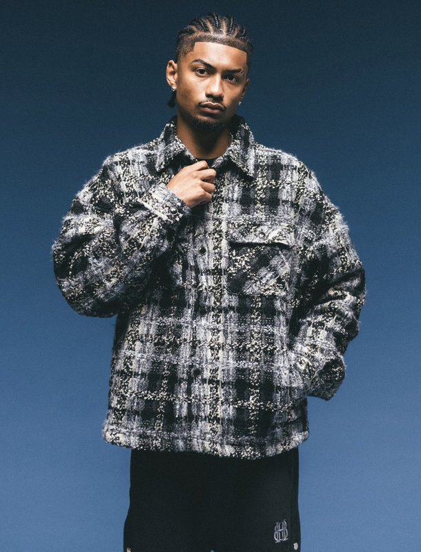 TWEED SHIRT JACKET -2.COLOR-