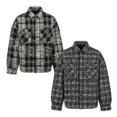 TWEED SHIRT JACKET -2.COLOR-