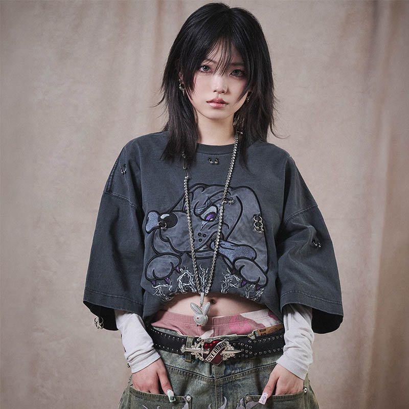 バチバチピアス TEE -2.COLOR-