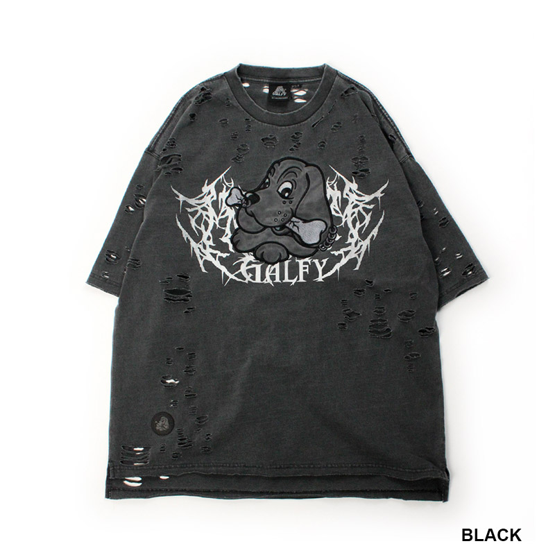 病みに溶かされし大ダメージTシャツ -2.COLOR-