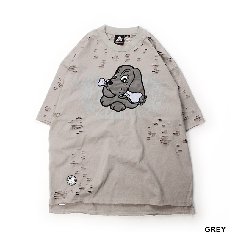 病みに溶かされし大ダメージTシャツ -2.COLOR-