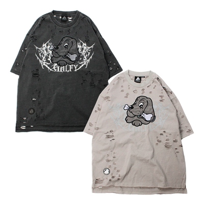 病みに溶かされし大ダメージTシャツ -2.COLOR-