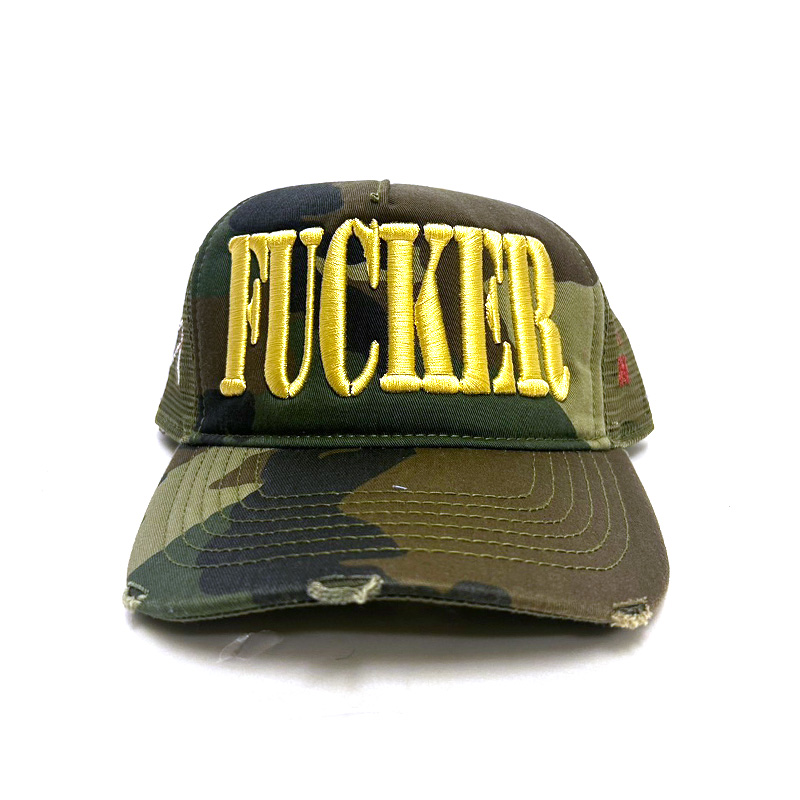 FUCKER TRUCKER HAT -CAMO-