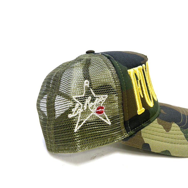 FUCKER TRUCKER HAT -CAMO-