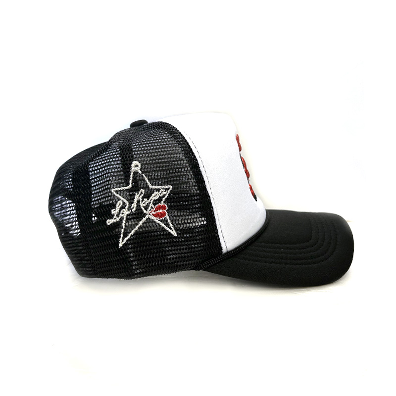 SIGNATURE PSPB TRUCKER HAT -BLACK/WHITE-