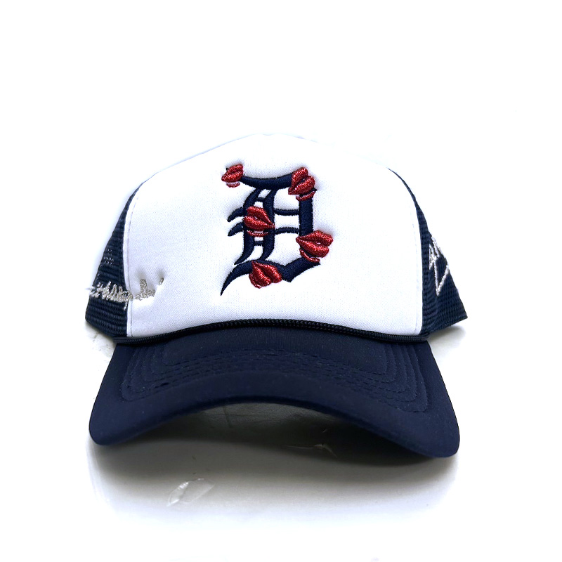 DETROIT TIGERS TRUCKER HAT -NAVY-