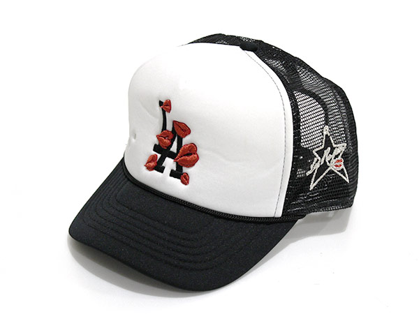 LA TRUCKER HAT -BLACK/WHITE-
