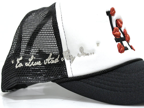 LA TRUCKER HAT -BLACK/WHITE-