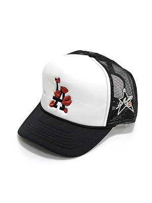 LA TRUCKER HAT -BLACK/WHITE-