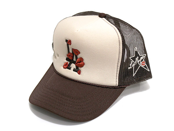 LA TRUCKER HAT -BROWN-