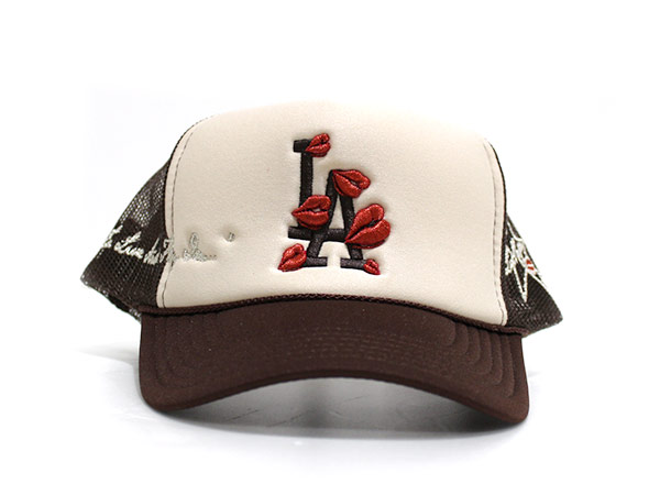 LA TRUCKER HAT -BROWN-
