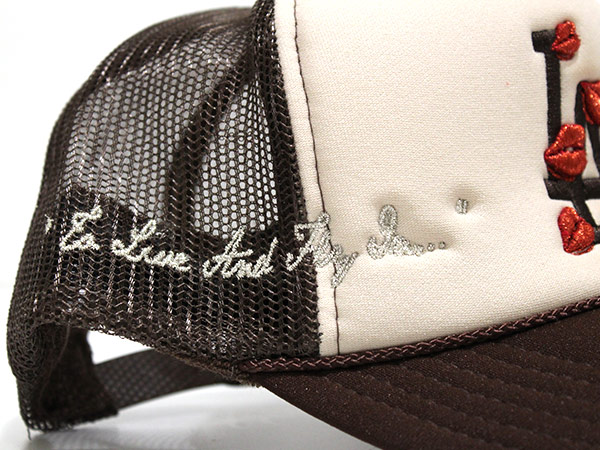 LA TRUCKER HAT -BROWN-