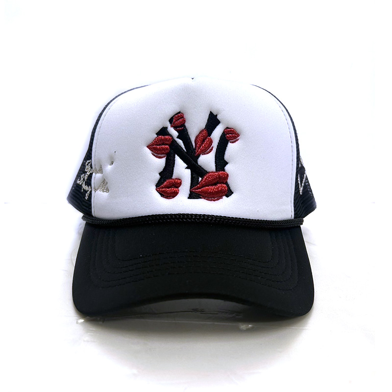 NY TRUCKER HAT -BLACK/WHITE-