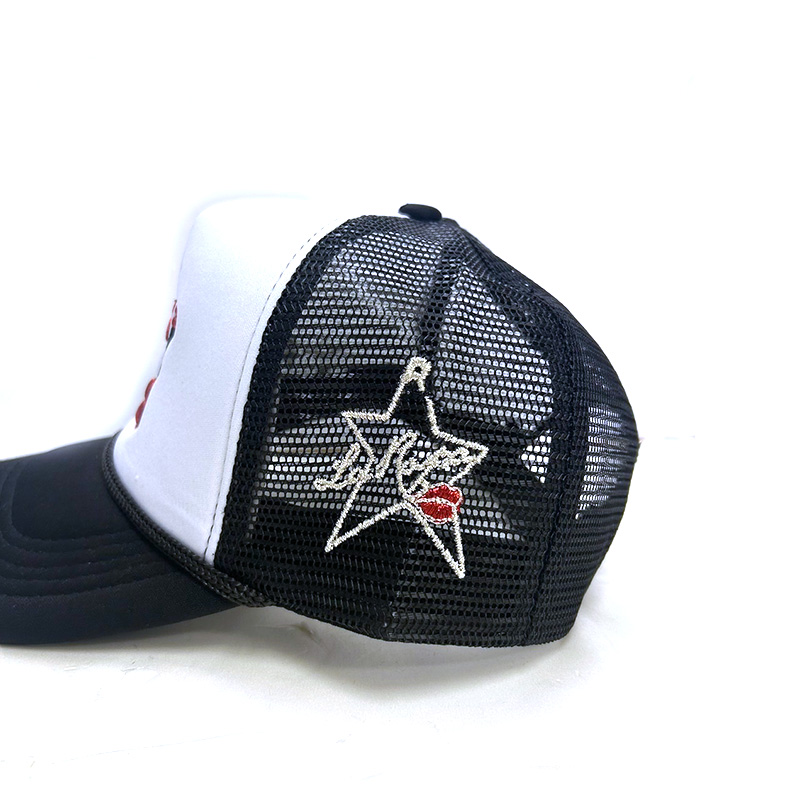 NY TRUCKER HAT -BLACK/WHITE-
