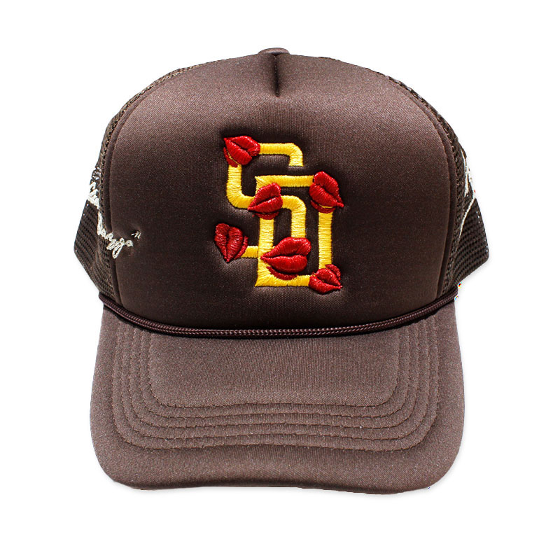 PADRES TRUCKER HAT -BROWN-