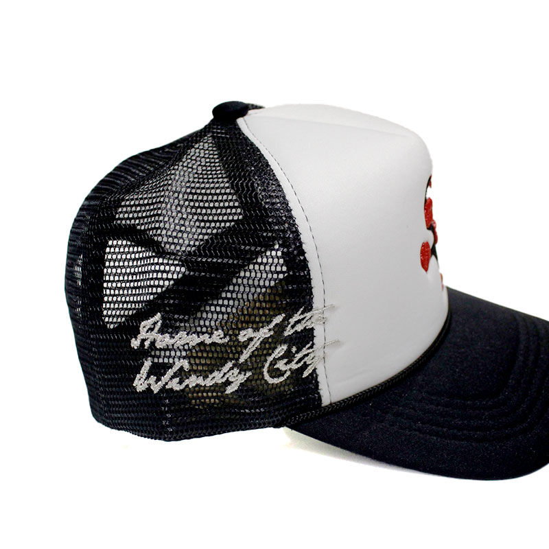 WHITE SOX TRUCKER HAT -BLACK/WHITE-