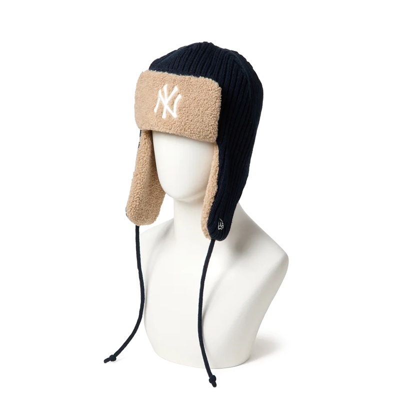 KNIT TRAPPER NEYYAN RIB KNIT NVY -NAVY-