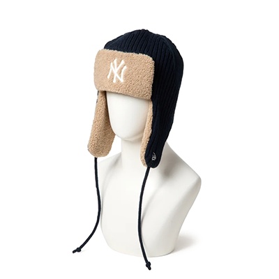 KNIT TRAPPER NEYYAN RIB KNIT NVY -NAVY-