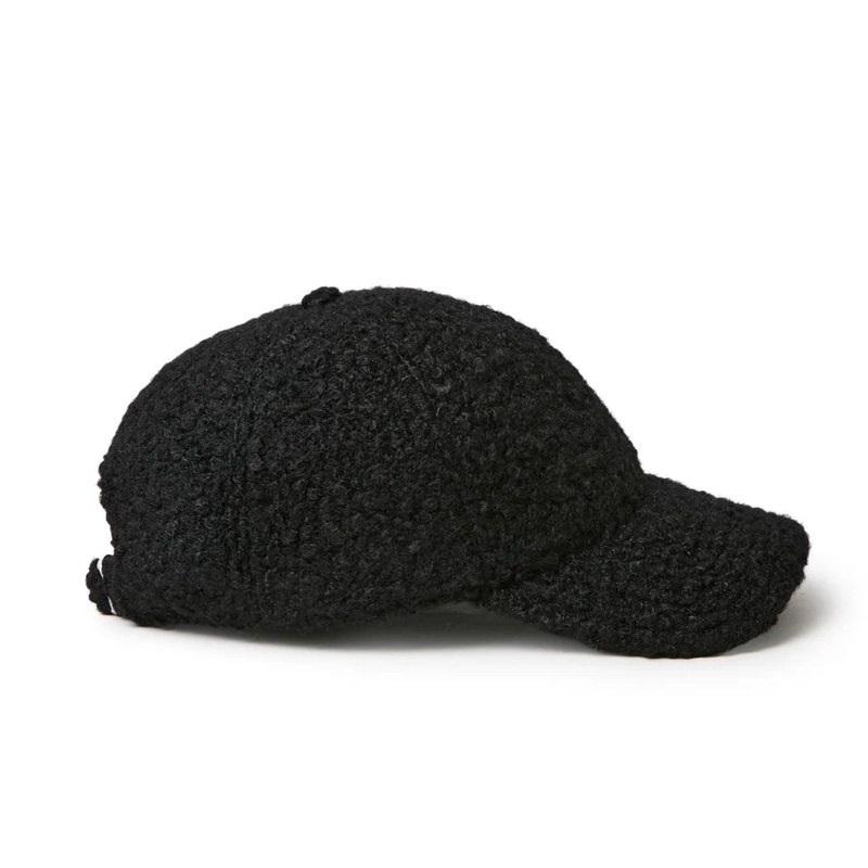 920 BASIC PILE KNIT BLK -BLACK-