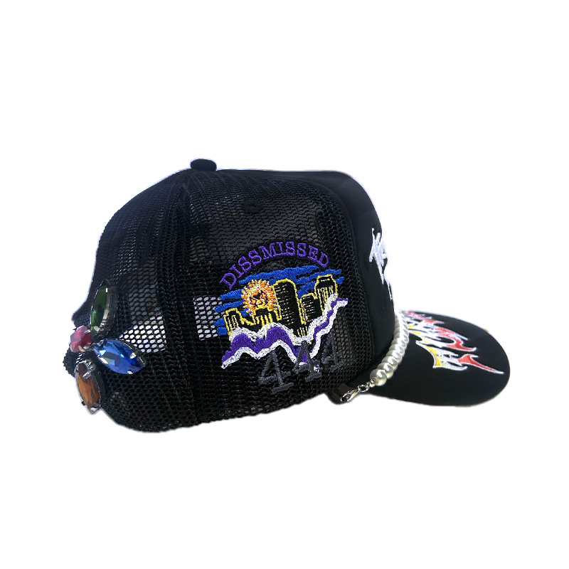 TROUBLE IN PARADISE TRUCK HAT -BLACK-