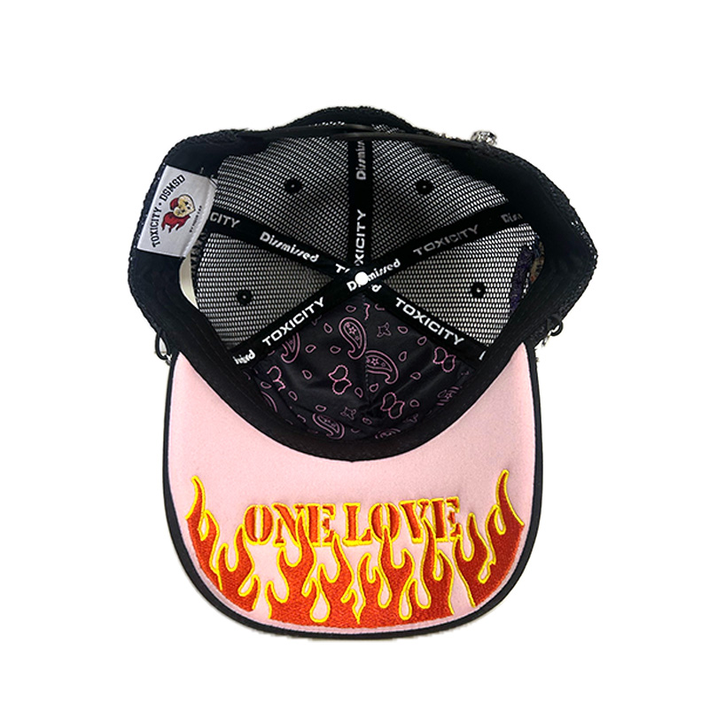 TROUBLE IN PARADISE TRUCK HAT -BLACK-