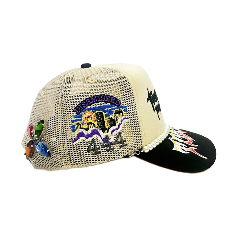TROUBLE IN PARADISE TRUCK HAT -OFF WHITE-