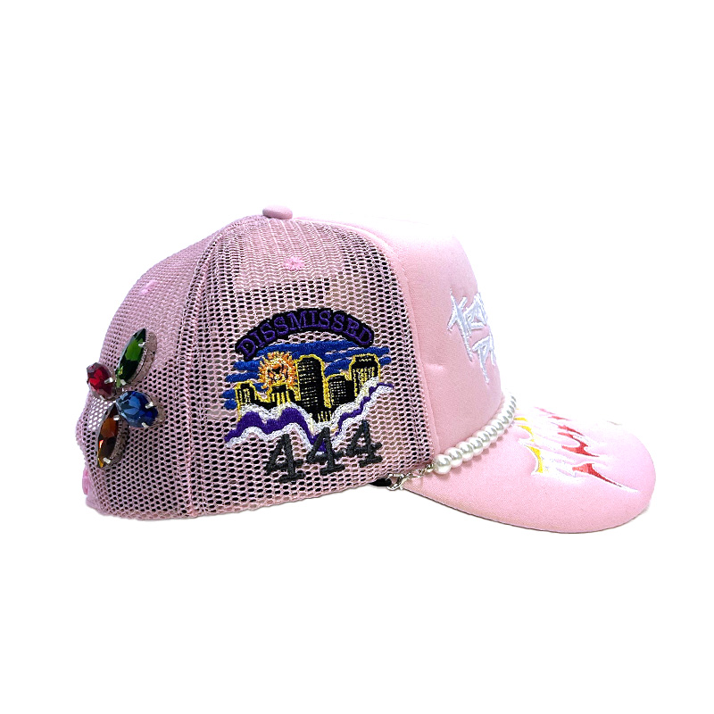 TROUBLE IN PARADISE TRUCK HAT -PINK-