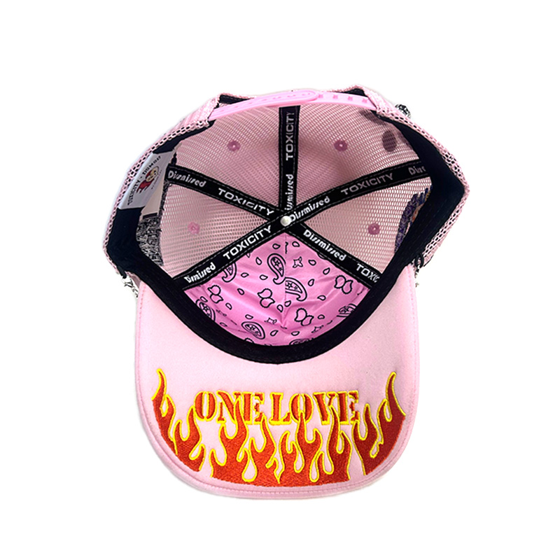 TROUBLE IN PARADISE TRUCK HAT -PINK-
