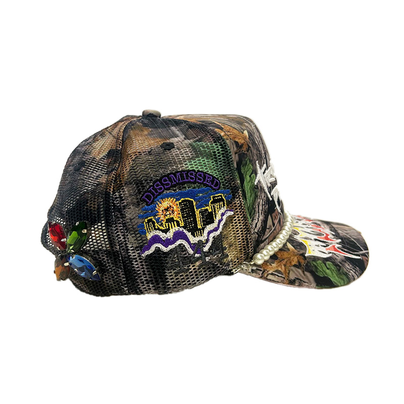 TROUBLE IN PARADISE TRUCK HAT -CAMO-