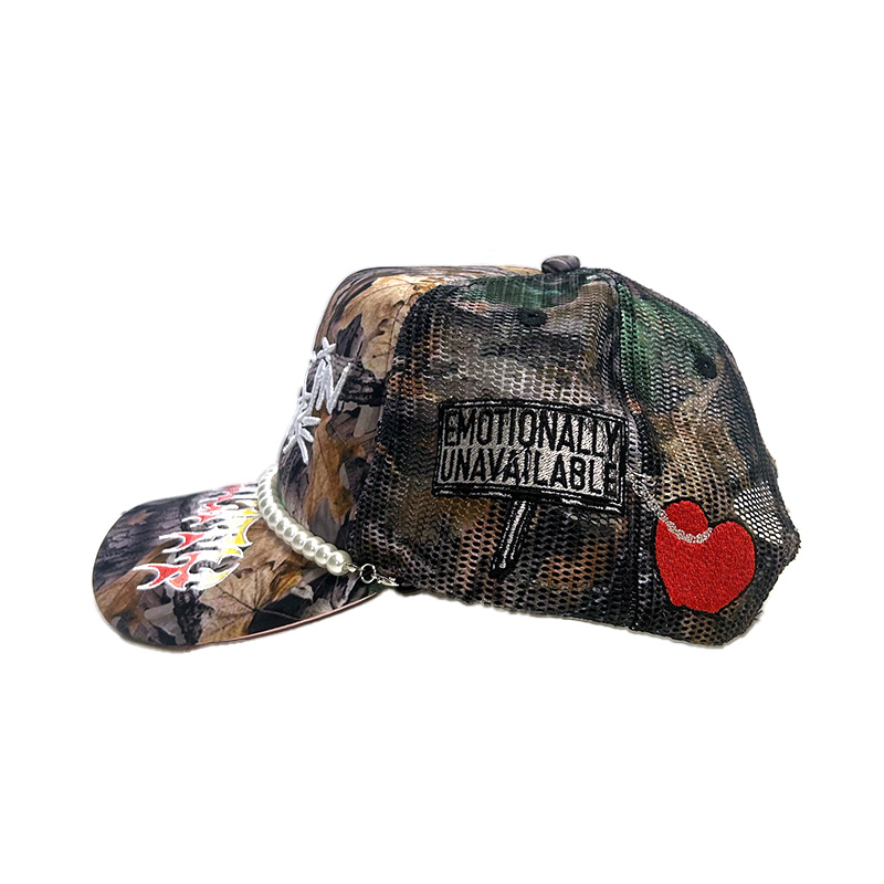 TROUBLE IN PARADISE TRUCK HAT -CAMO-